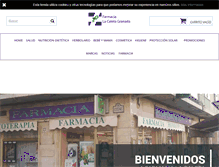 Tablet Screenshot of farmacialacaleta.com